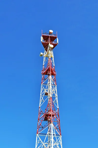 stock image Cell tower and radio antenna