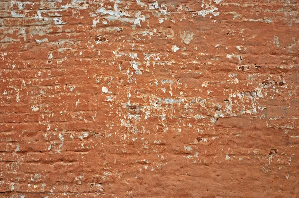 Koruton punainen tiili seinän tausta — kuvapankkivalokuva