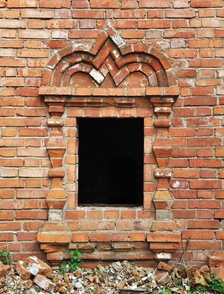 Vintage venster in oude klooster — Stockfoto