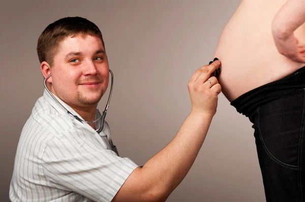 Homem e mulher grávida — Fotografia de Stock