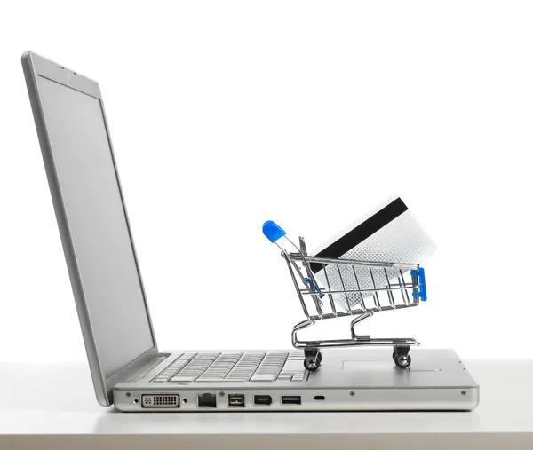 Shopping su Internet — Foto Stock
