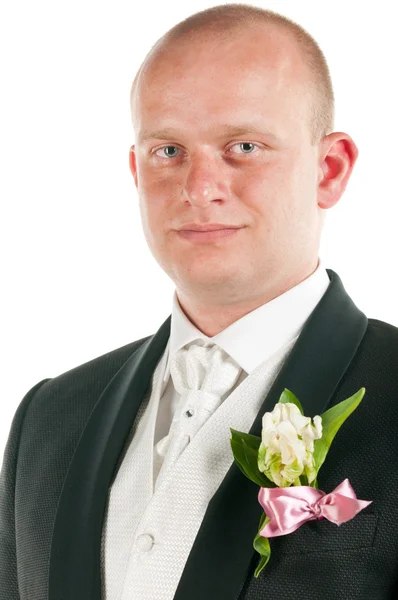 Happy groom — Stock Photo, Image