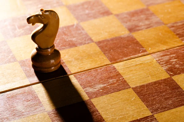 Pièces d'échecs en bois — Photo