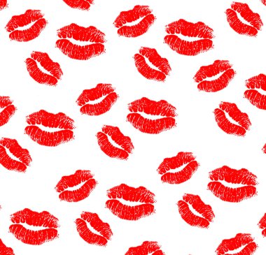 Imprint of lipstick clipart