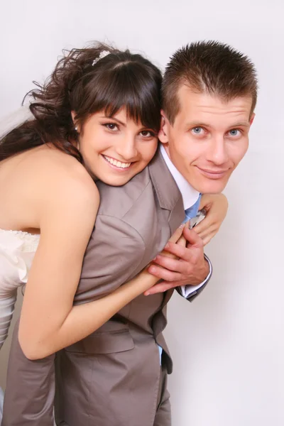 La sposa e lo sposo — Foto Stock