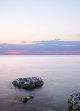 Deniz ve gün batımı, rock.