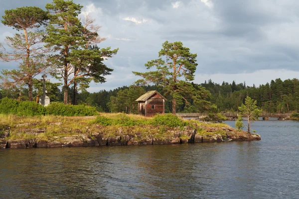Isla Valaam en el lago Ladooga — Foto de Stock
