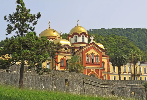Nieuwe aphon orthodoxe klooster — Stockfoto
