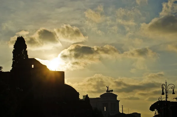 stock image Rome, Italy - Cityscape at the sunset