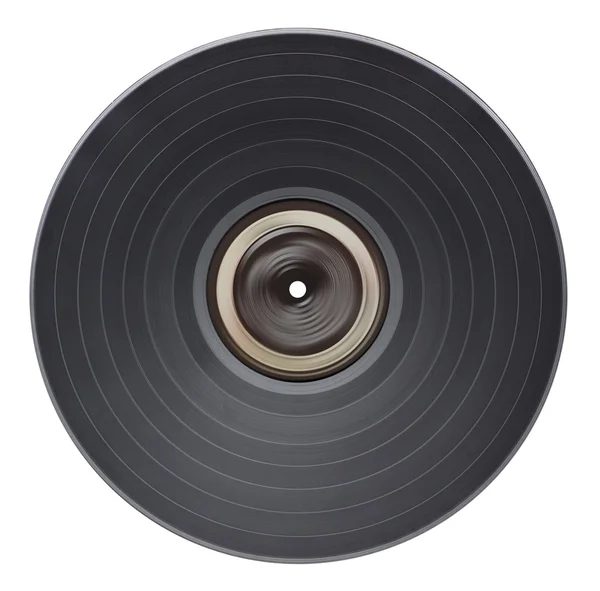 Starý rekord vinyl izolované — Stock fotografie