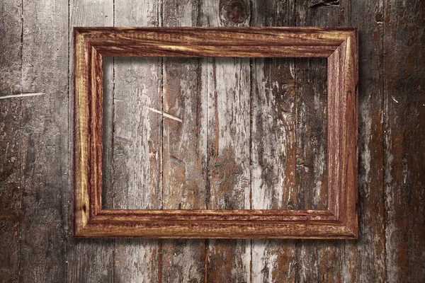 Fotorahmen aus Holz — Stockfoto
