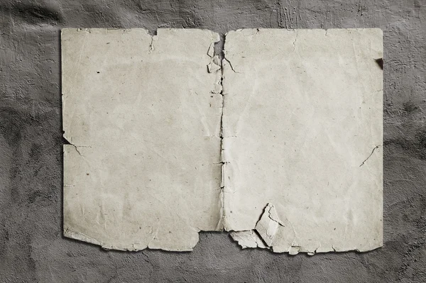 Eski bir kağıt duvar — Stok fotoğraf