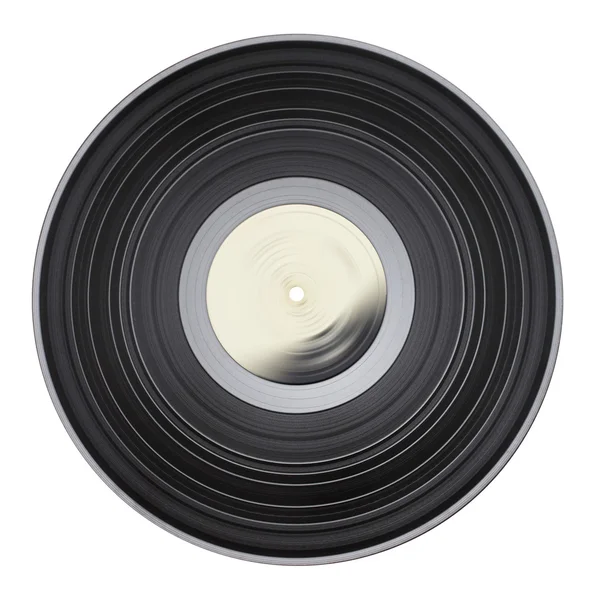 Starý rekord vinyl izolované — Stock fotografie
