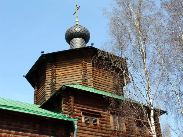 Wood orthodox church — Stock Photo, Image