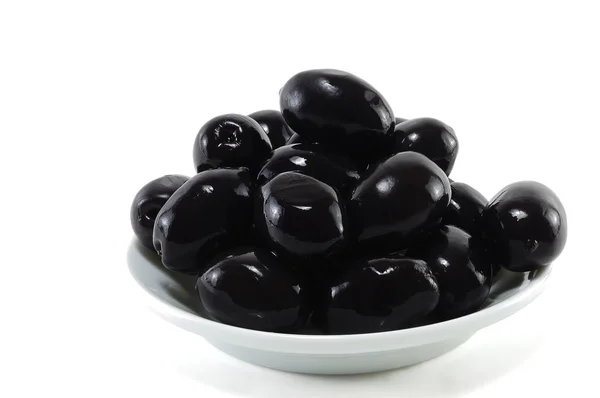Большие чёрные оливки — стоковое фото