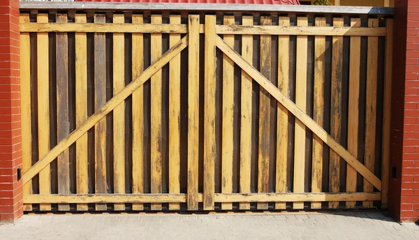 stock image Wooden gate