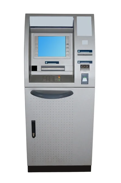 Финансовый банкомат — стоковое фото