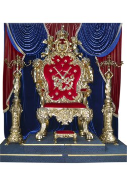 The royal throne clipart