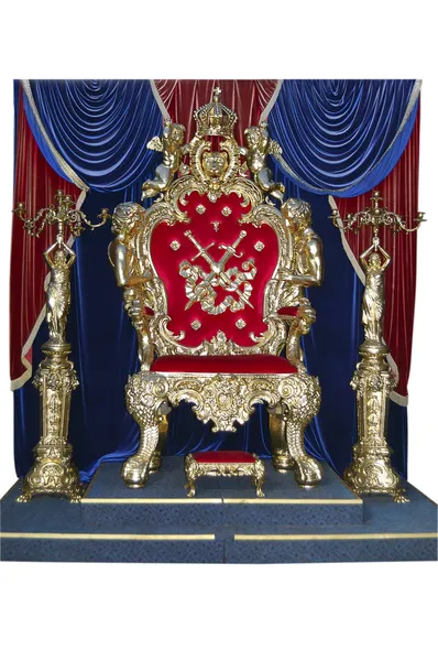 El trono real Imagen De Stock