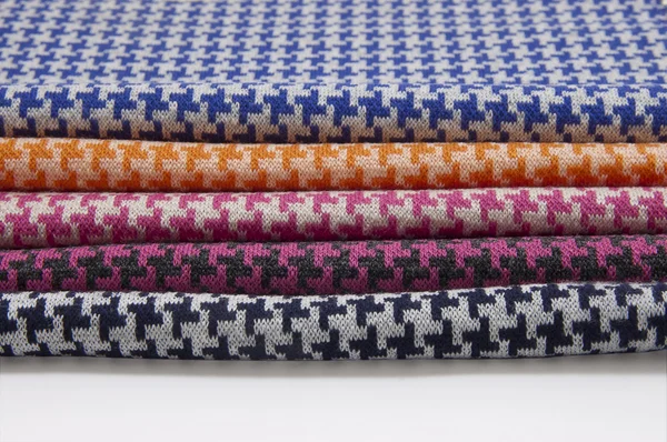 Multi-coloured fabrics — Stock Photo, Image