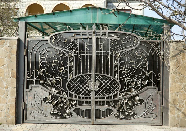 Metal gates — Stock Photo, Image