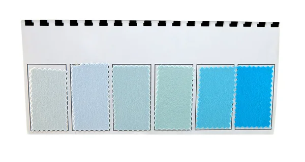 Échantillons de couleur d'un tissu — Photo