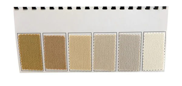 Próbki kolorów tkaniny — Zdjęcie stockowe