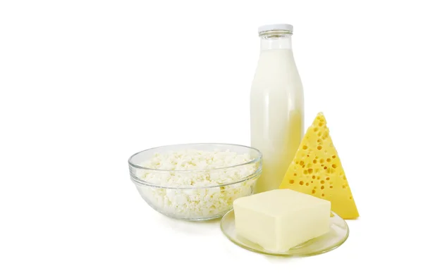 Melk en zuivelproducten — Stockfoto