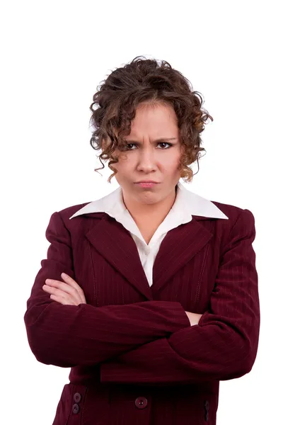 Mujer de negocios enojado —  Fotos de Stock