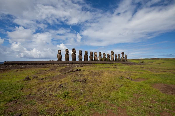 イースター島の彫像 — ストック写真