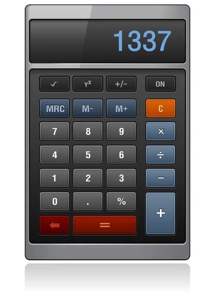 Classic Calculator — Stock Vector