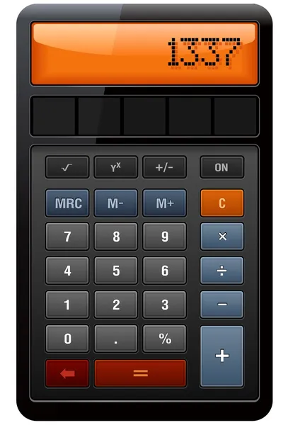 Classic Accounting Calculator — Stock Vector