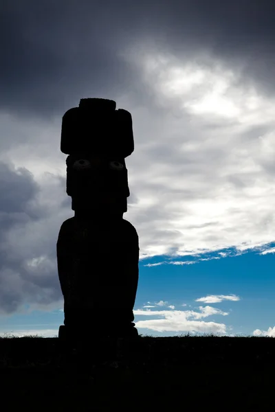Paskalya Adası heykeli — Stok fotoğraf