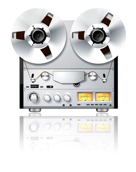 Bobina stereo analogica Hi-Fi vintage per bobina lettore / reco — Foto Stock