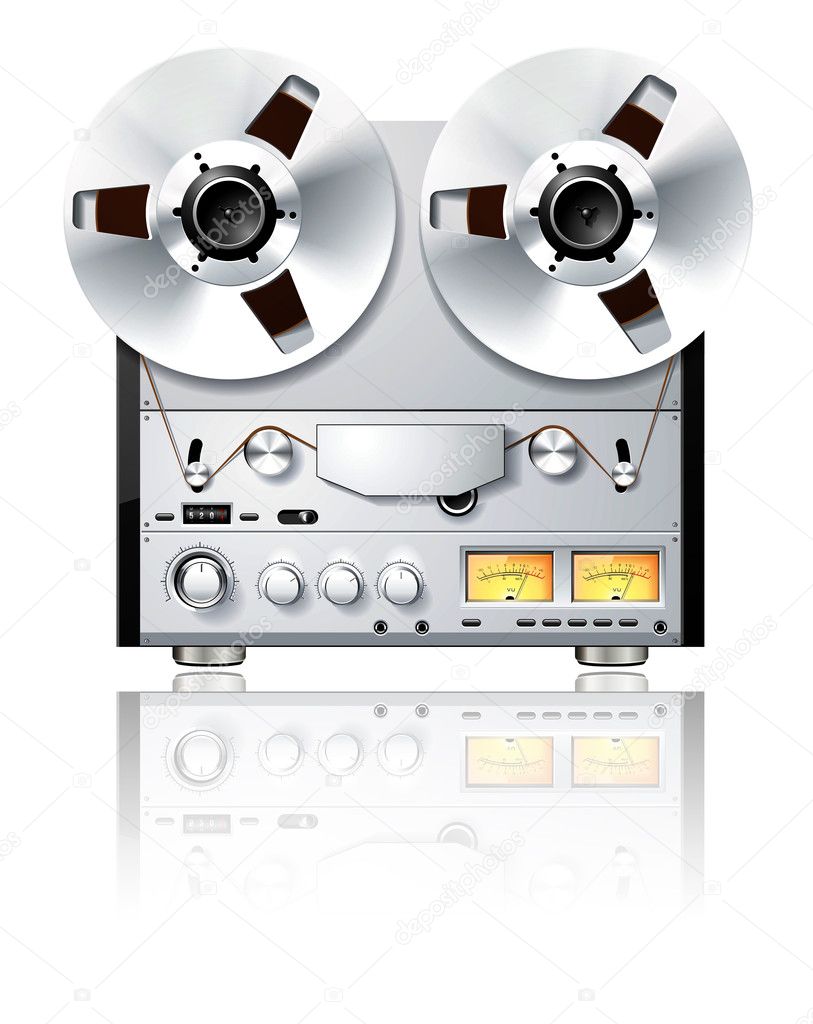 Vintage Hi-Fi analog Stereo reel to reel tape deck player / reco