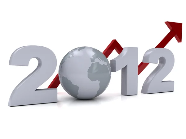 Nový rok 2012 koncept — Stock fotografie