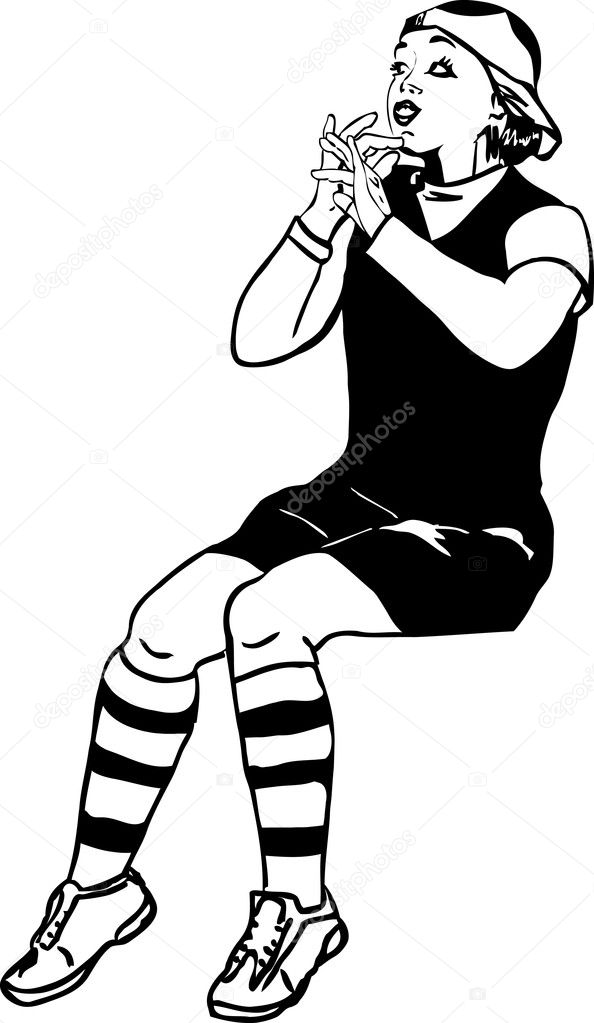 Boy in gaiters Stock Vector by ©Artex67 5667500