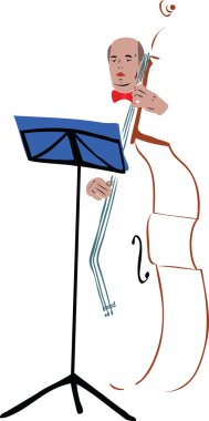 from the orchestra bass clipart