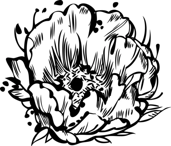 Blomsterknopp – stockvektor