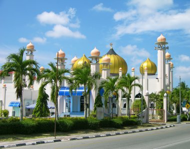 Al-Hana mosque , Langkawi, Malaysia clipart