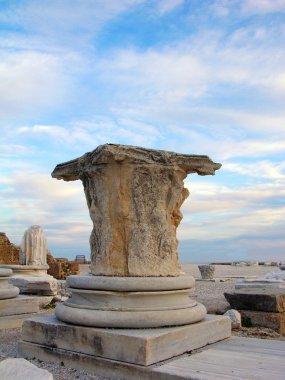 Ruins of the ancient city, Side, Turkey clipart