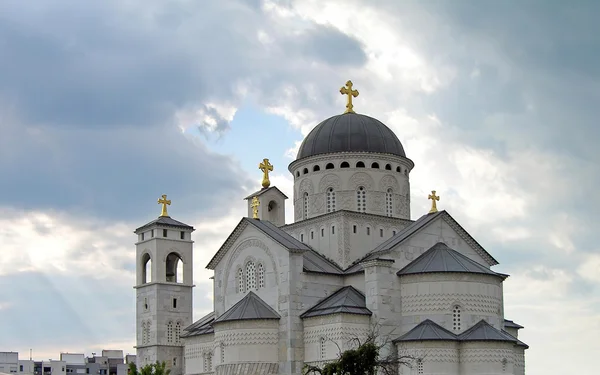 Zmartwychwstanie Chrystusa Katedra, podgorica, Czarnogóra — Zdjęcie stockowe