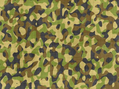 Camouflage fabric clipart