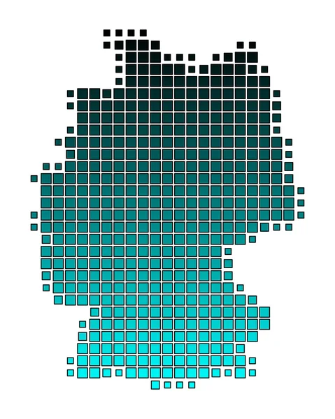 stock image Map of Germany