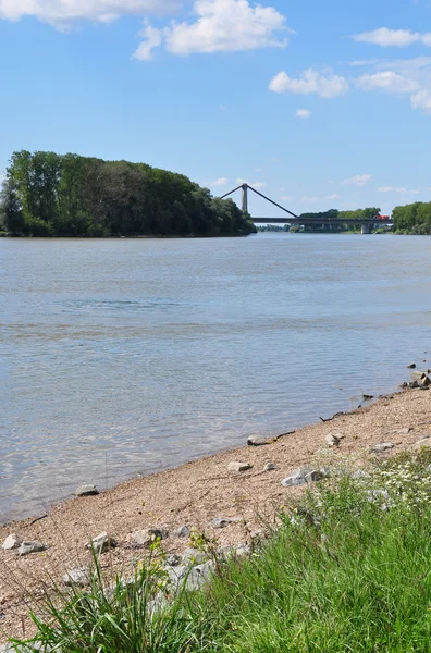 Donau in de buurt van metten, BeierenTuna Nehri yakınında metten, Bavyera