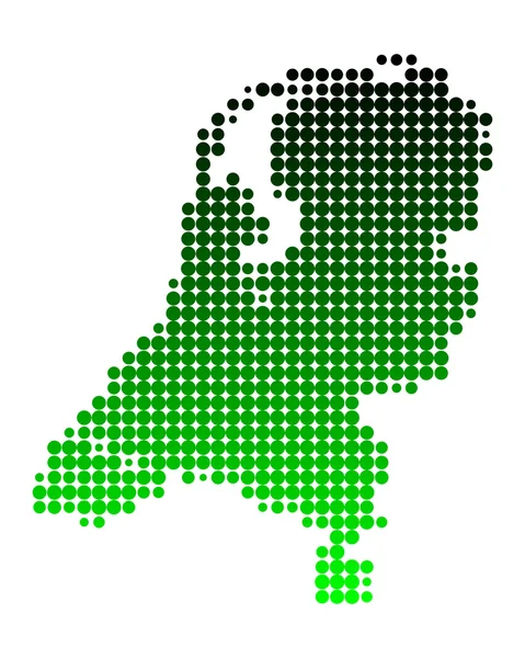 stock image Map of the Netherlands