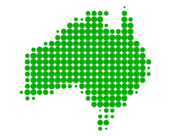 Mapa online de Australia —  Fotos de Stock