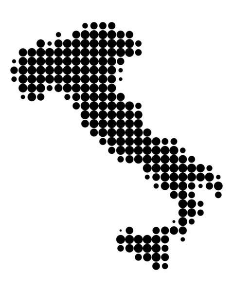 Karta över Italien — Stockfoto