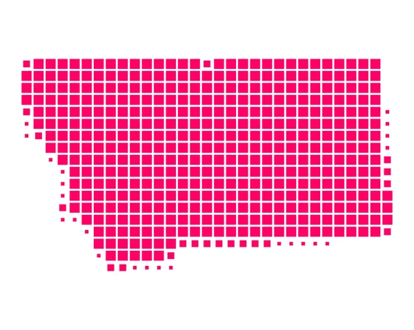 Stock image Detailed and accurate illustration of map of Montana