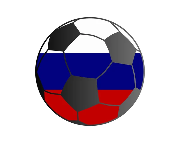 Bandeira da Eslováquia e bola de futebol — Fotografia de Stock